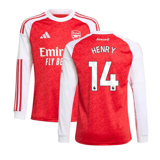 Arsenal Home Football Jersey 2025-20 - Henry #14 L M S Kids