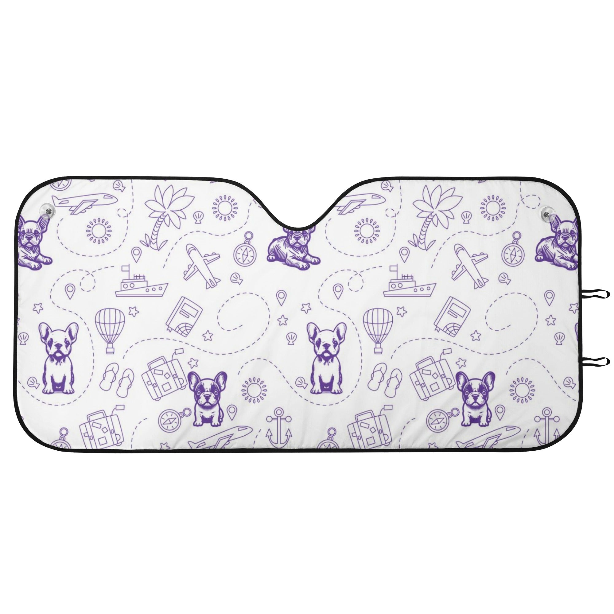 French Bulldog Car Auto Sun Shade For French Bulldogs | Non-slip Design
