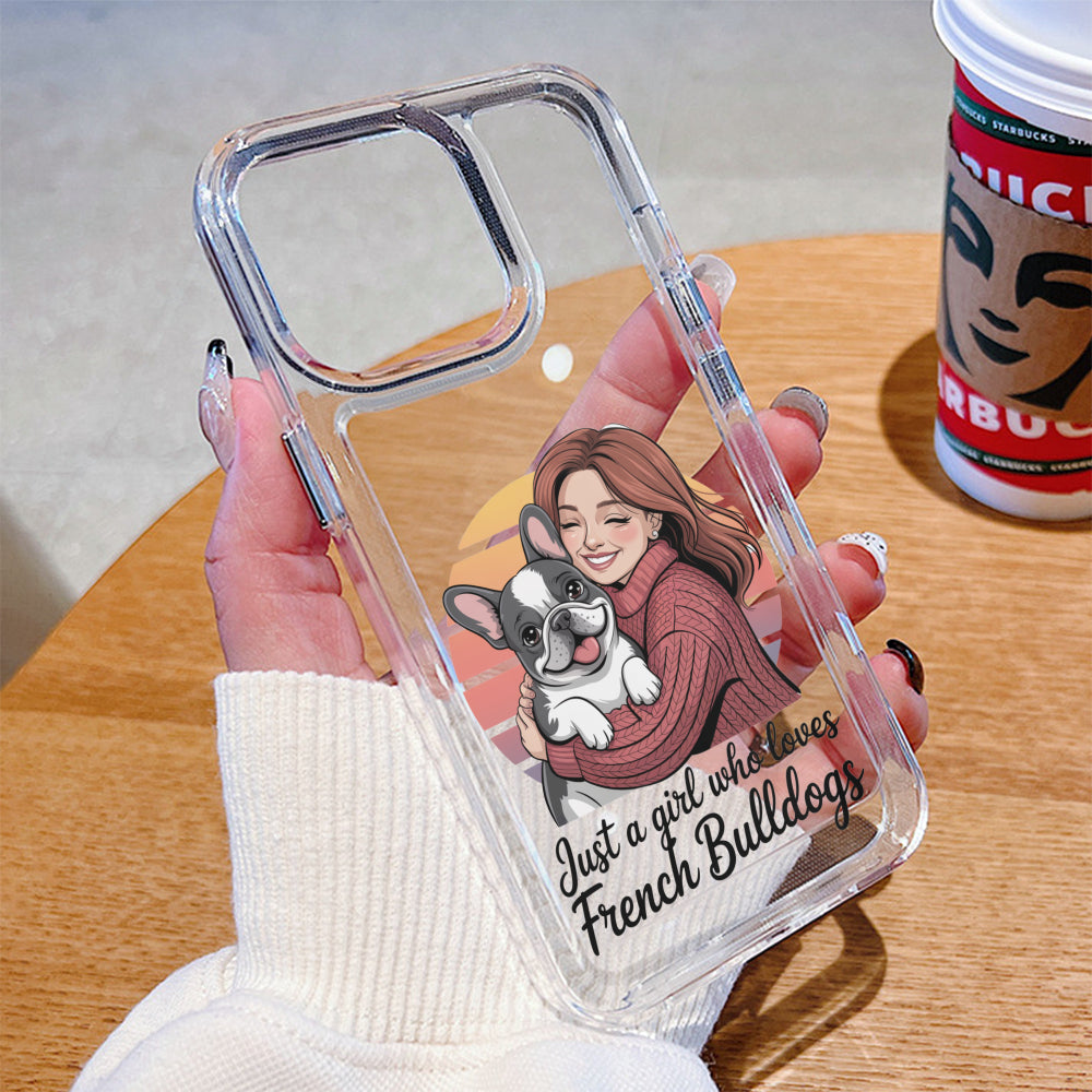 French Bulldog Aspen Clear Silicone Phone Case For Iphone, Samsung &