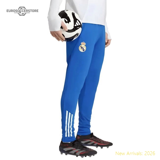 Official 2025-2026 Real Madrid Eu Training Pants (Blue)