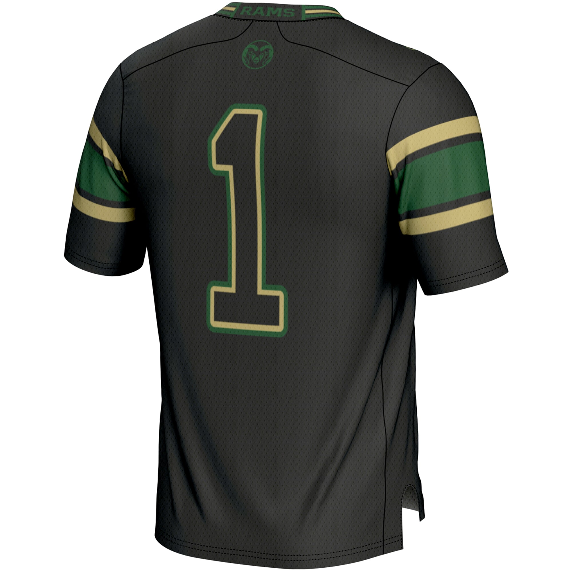 #1 Colorado State Rams GameDay Greats Endzone Football Jersey - Black