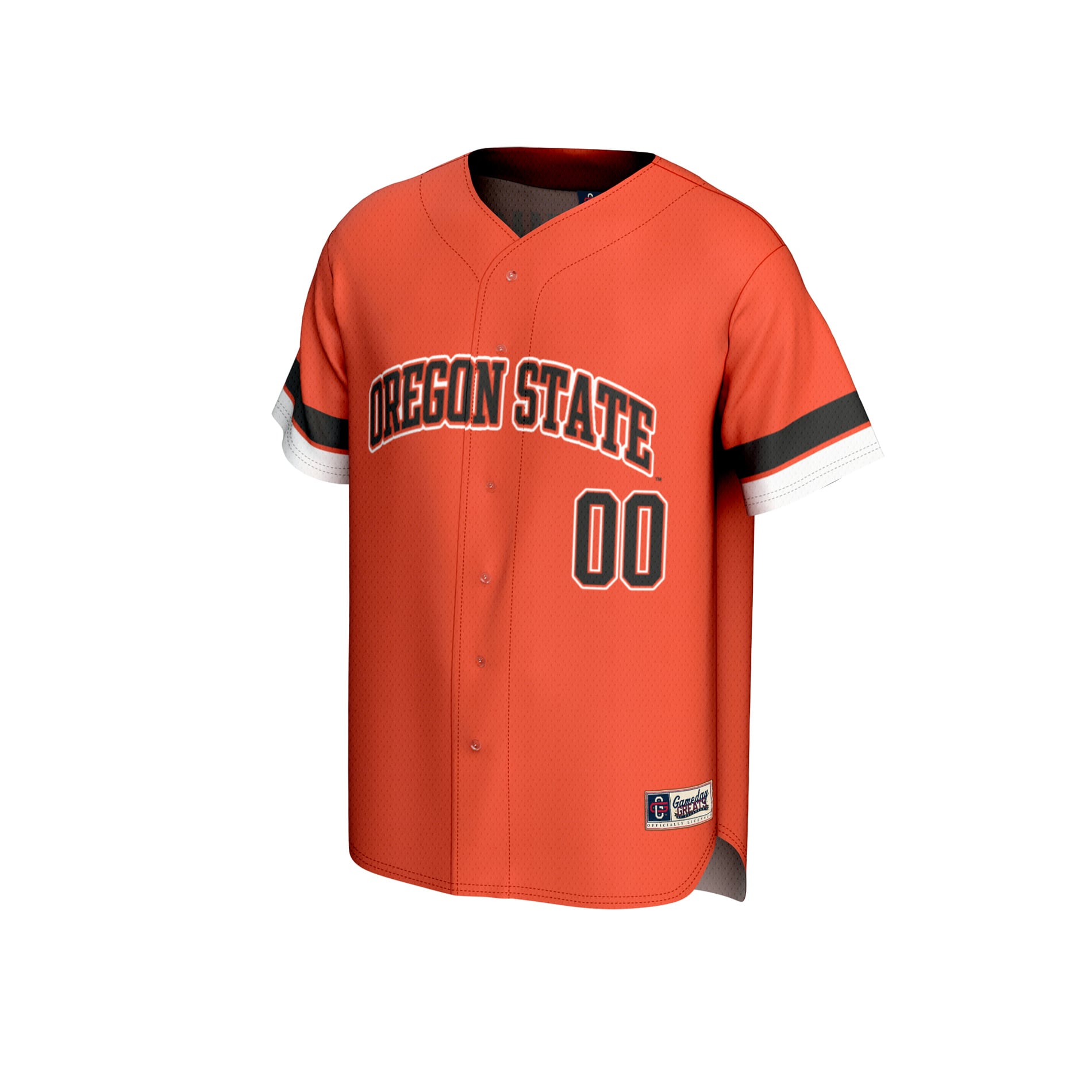Oregon State Beavers GameDay Greats Youth Personalized Collegiate Baseball Fashion Jersey - Orange