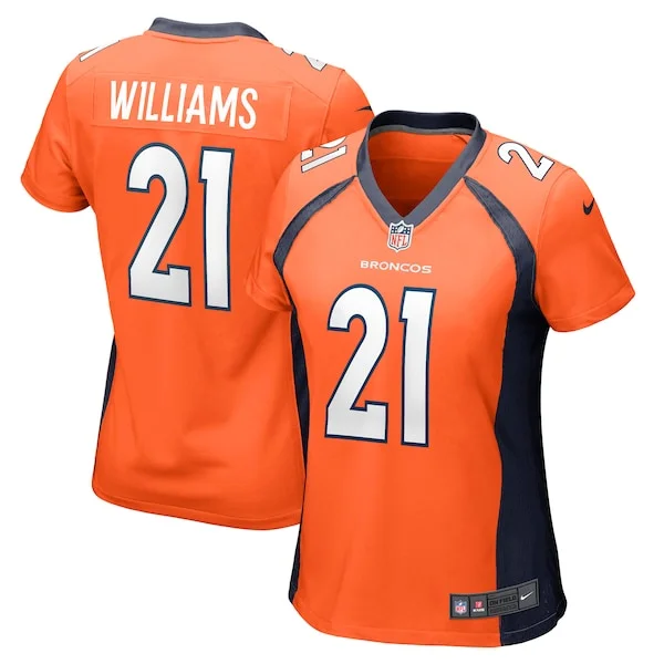 None Williams Denver Game Jersey - Orange | NFL Player Jersey