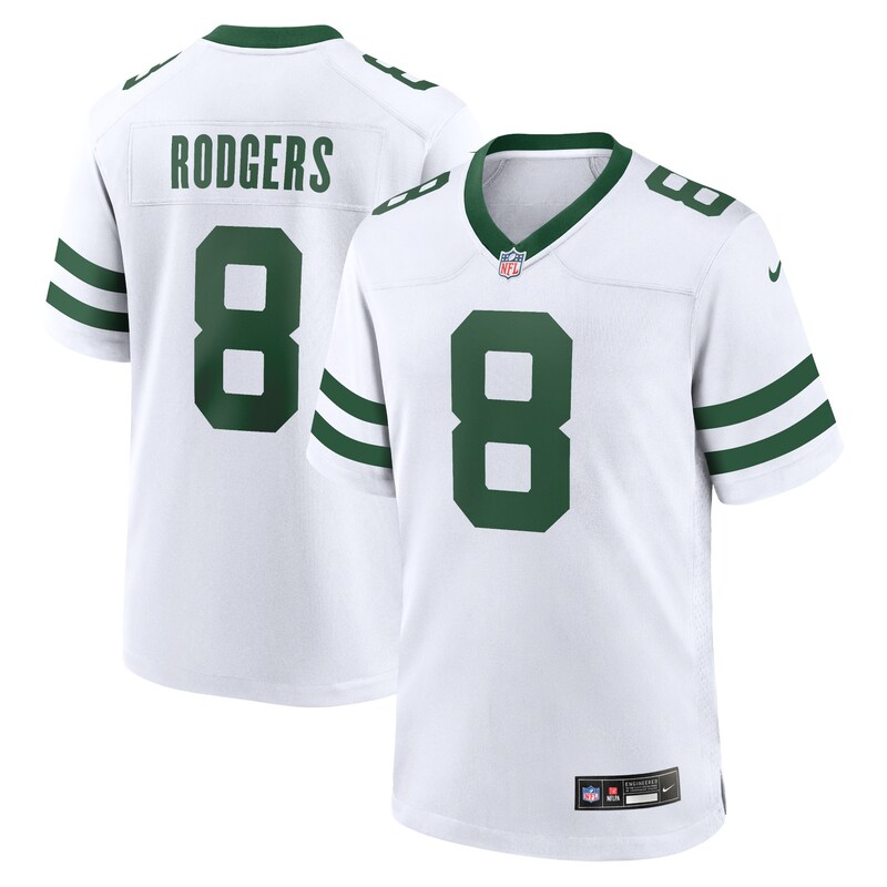 None Aaron Rodgers NY Jets Iconic Cost-Effective Jersey Game Day Wear