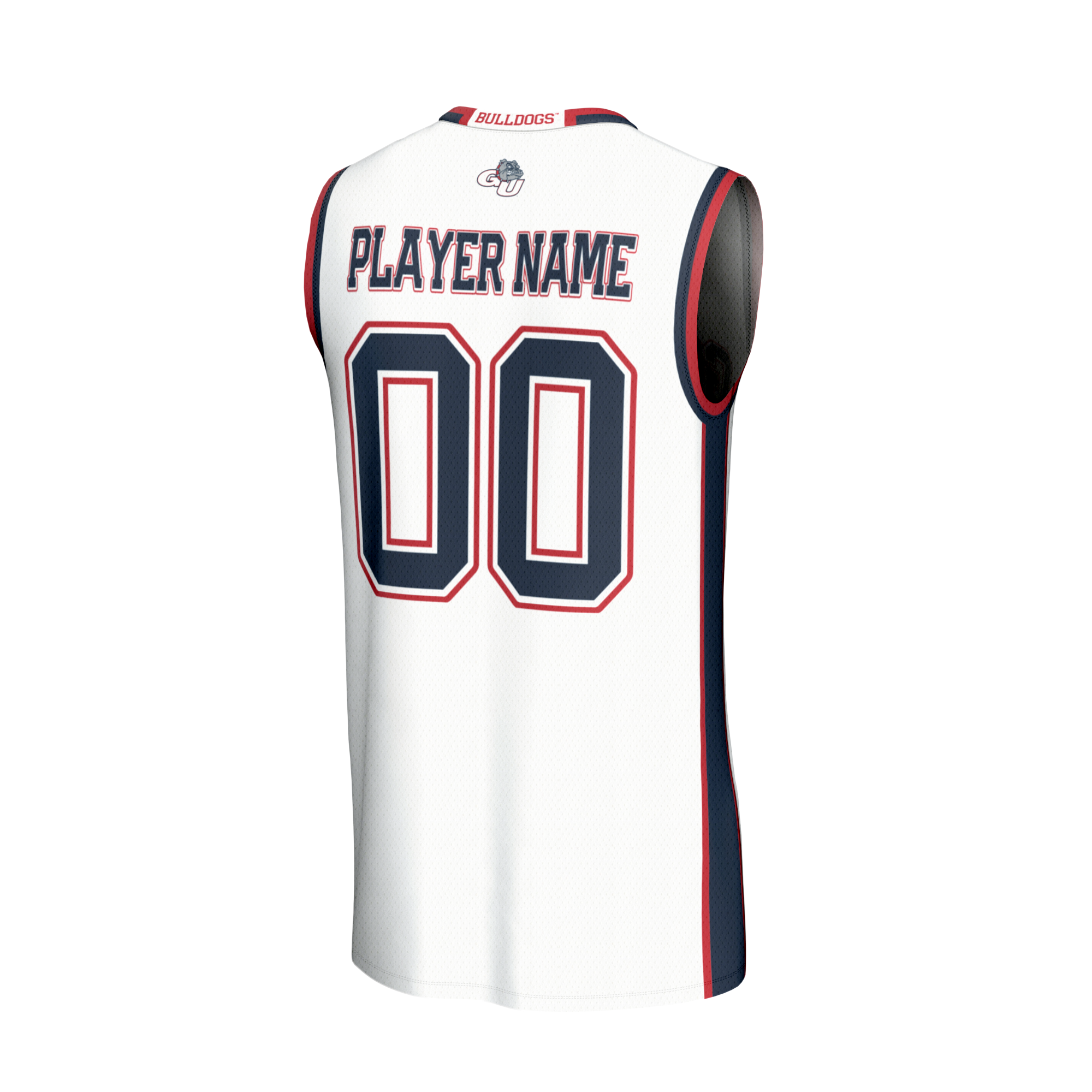 [NJP] Gonzaga Bulldogs GameDay Greats Unisex Lightweight Collegiate Men's Basketball NIL Pick-A-Player Fashion Jersey - White