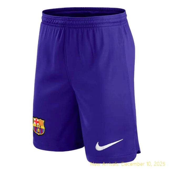 2023-2024 Barcelona Barca Premium Home Football Shorts (Blue)