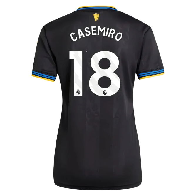 2025-20 Man Utd Third Soccer Jersey Casemiro 18 M Women S