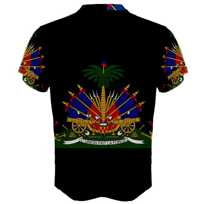 Aero-Dynamic Haiti Coat Of Arms Sublimated Sports Jersey