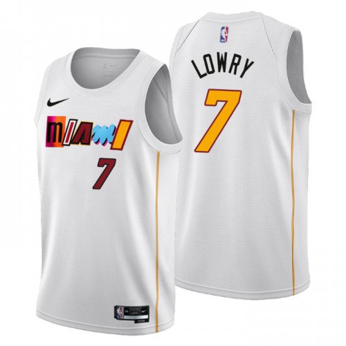 MIA White Nike M. Heat #7 NBA Jersey Premium Quality Basketball Jersey