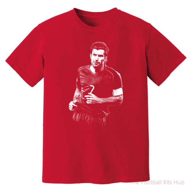 Figo Portugal Phantom Graphic Tee - Red