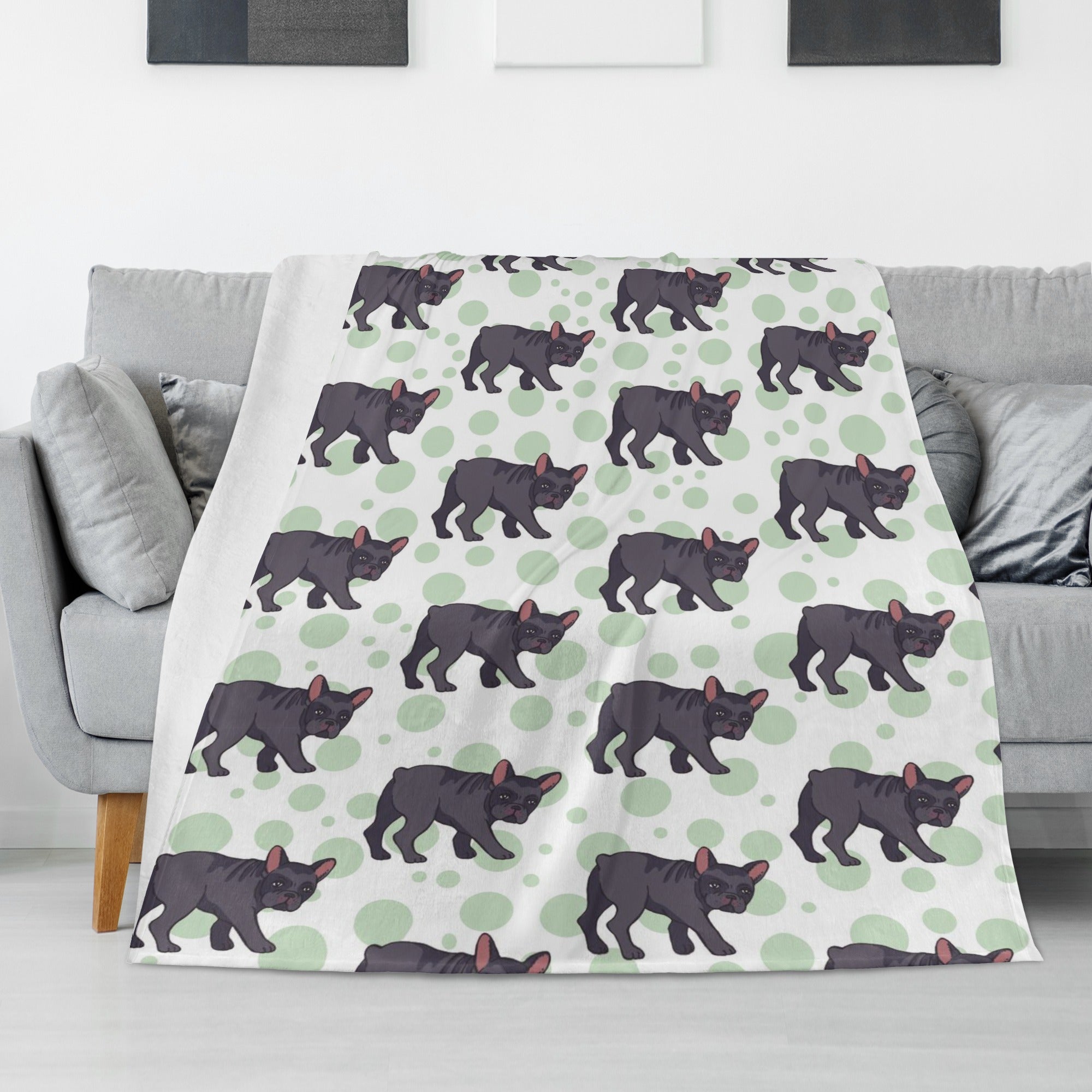 Street-Ready Cozy Oreo - Blanket for French Bulldog Lovers Stylish