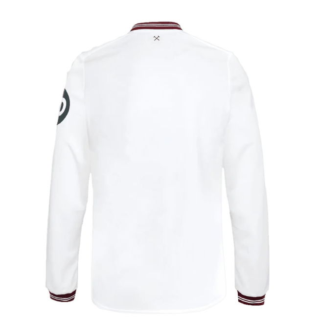 West Ham Long Sleeve official style Away Shirt 2023-2024 (Children
