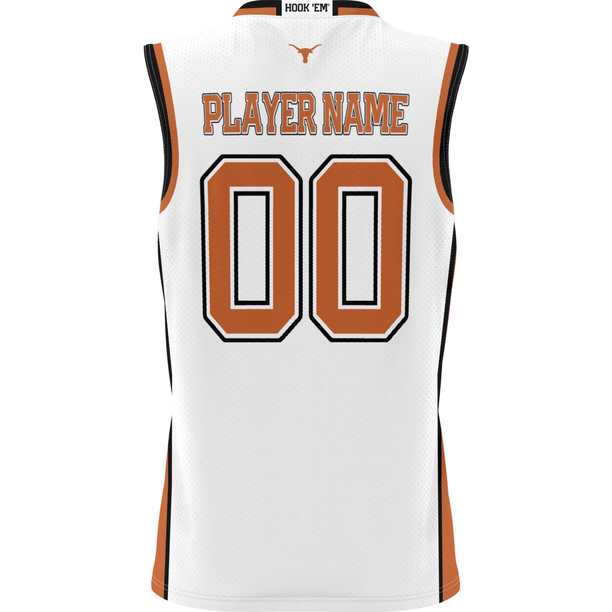 [NJP] Texas Longhorns GameDay Greats Youth NIL Pick-A-Player Lightweight Women's Basketball Jersey - White