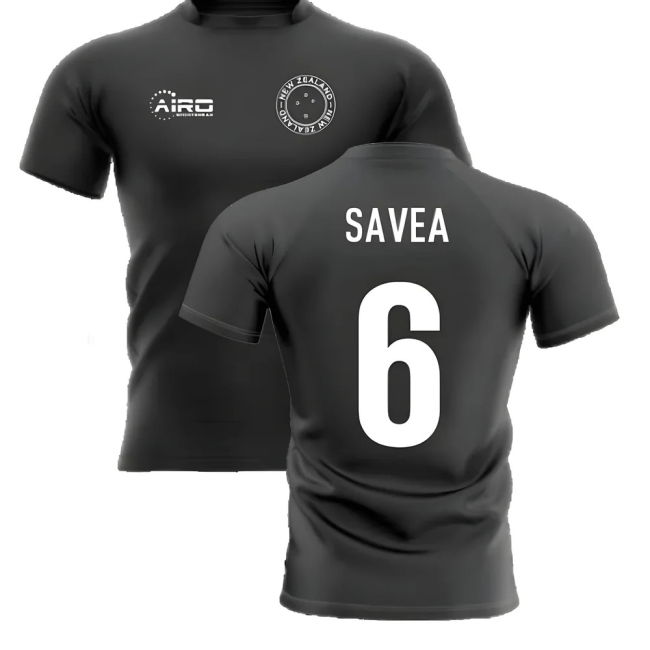 Soccer 2025-2026 New Zealand Home Concept Rugby Shirt (Savea 6)