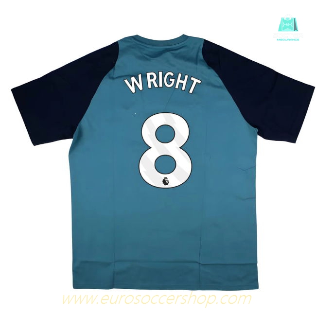 2025-2026 Arsenal Training Tee (Blanch Blue) (Wright 8)