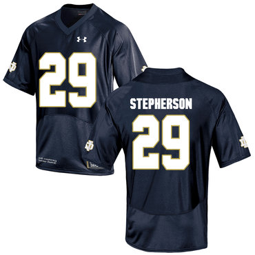 stitched Men's ND Irish Kevin Stepherson #29 Game 2024 Football Jersey