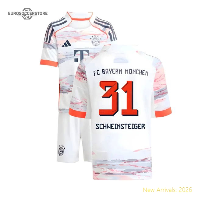 Bayern Munich Replica Schweinsteiger Away Jersey Moisture-wicking