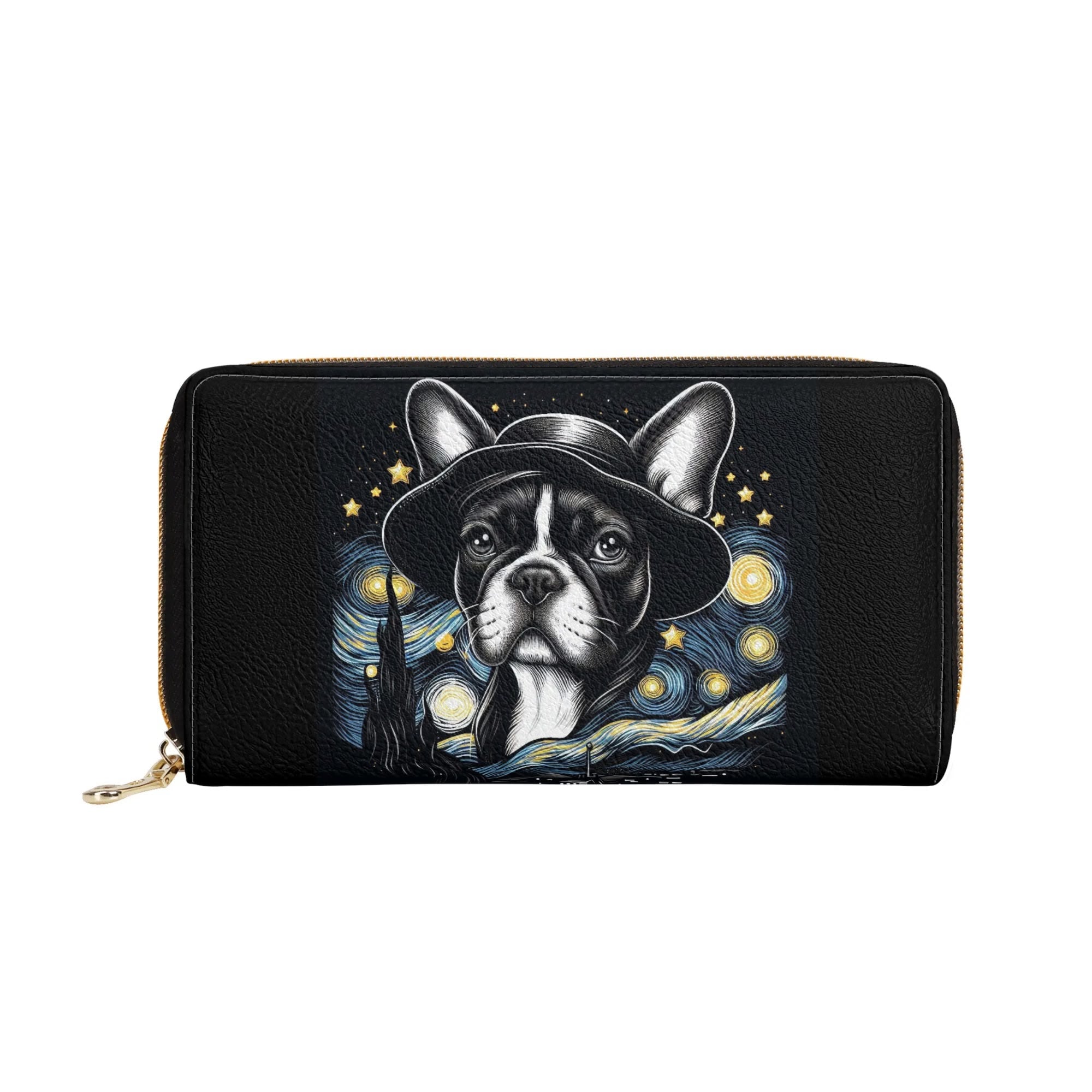 Lifestyle-Driven Lucy - Leather Zipper Wallet for Fashion Lovers