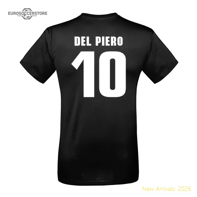High-quality Black And Whites Del Piero 30 Sul Campo Supporter Tee
