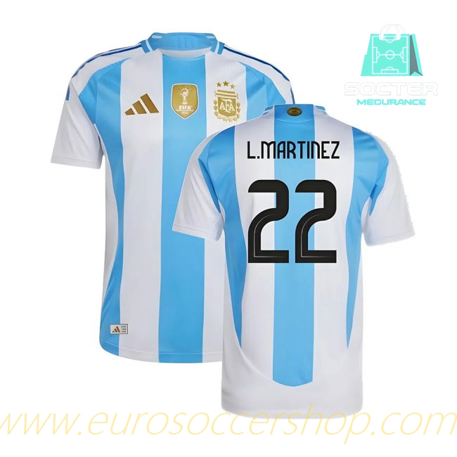 Fan Edition 2024/25 Campaign Albiceleste Home Kit (L.MARTINEZ 22)