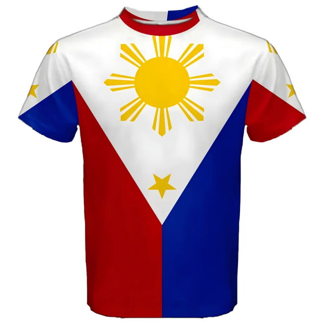 Philippines Flag Sublimated Sports Jersey