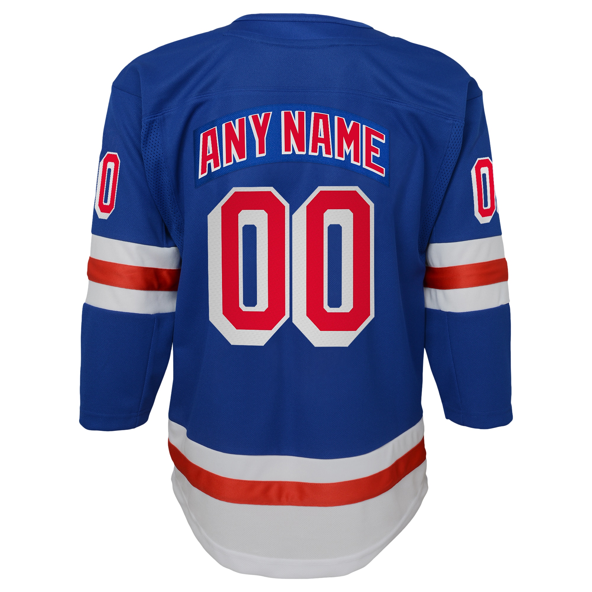 [ESK] New York Rangers Youth Home Premier Custom Jersey - Blue