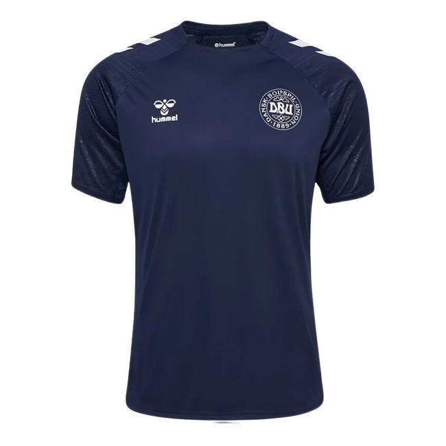 2024-2025 Denmark Training Jersey (Marine) (Hojbjerg 23)