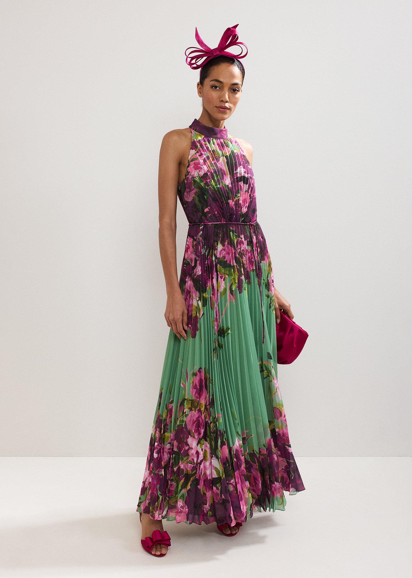 Petite Dahlia Printed Maxi Dress