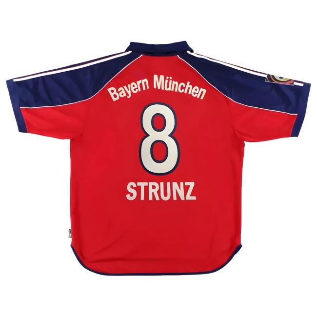 Bayern Munich 1999-01 #8 Strunz XL football Shirt (Men