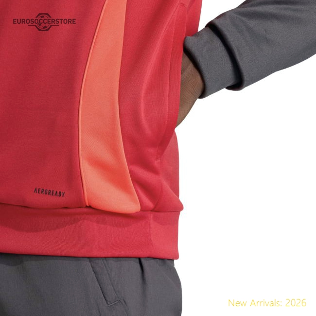 Liverpool Football Club 2025-2026 Training Hoody (Strawberry Red)