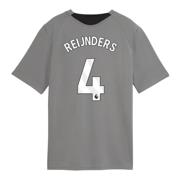 [DDJ] 2026-2027 Man City Training Jersey (Cast Iron) - Kids (Reijnders 4)