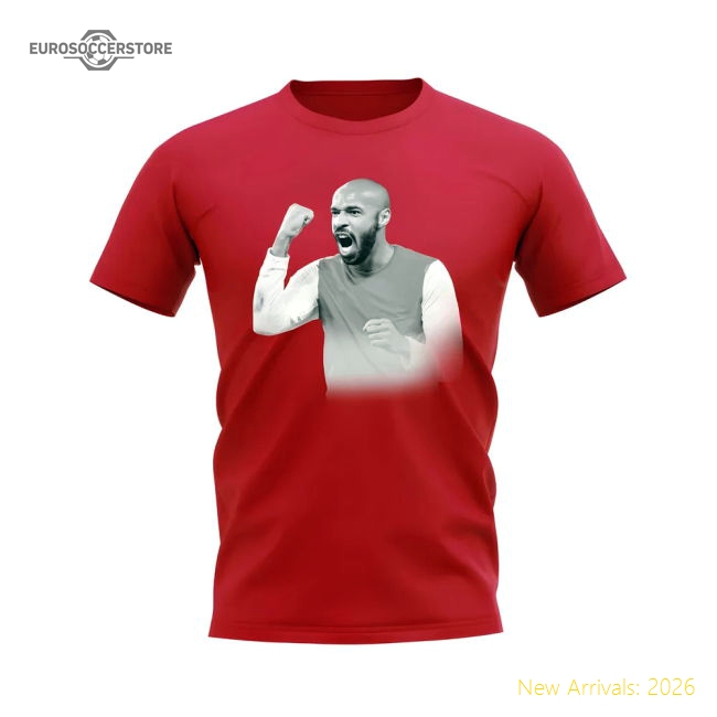 Arsenal Thierry Henry Icon T-Shirt (Red) Scarlet Fan Edition