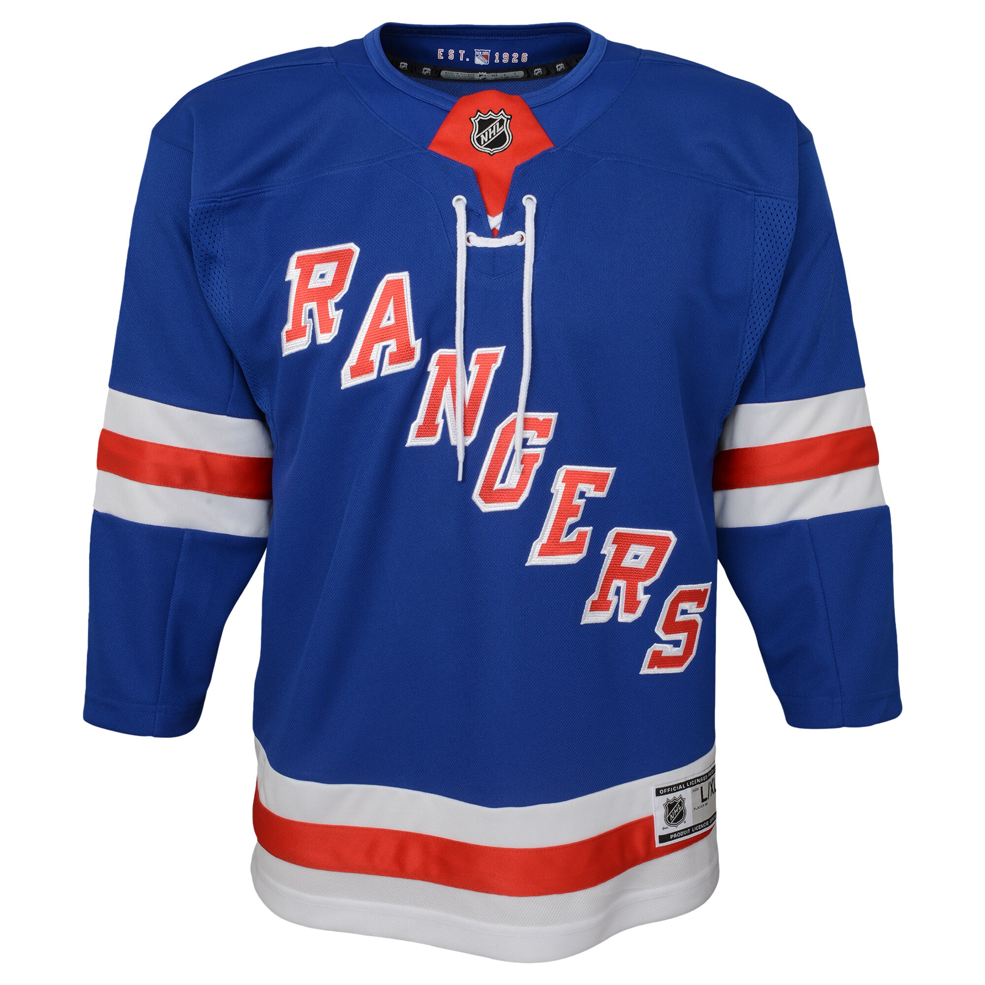 [LK] New York Rangers Youth Home Premier Jersey - Blue
