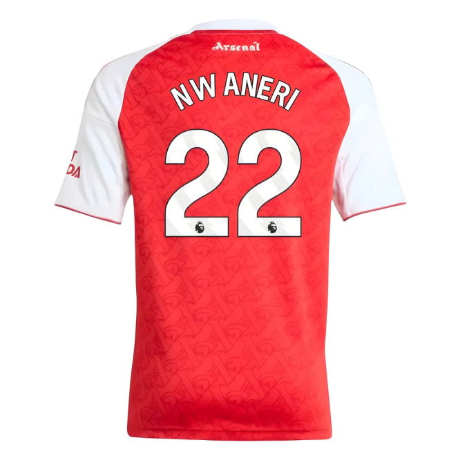 Intense Arsenal Arsenal Home Shirt Kids Nwaneri #22 Top Tier Fresh...