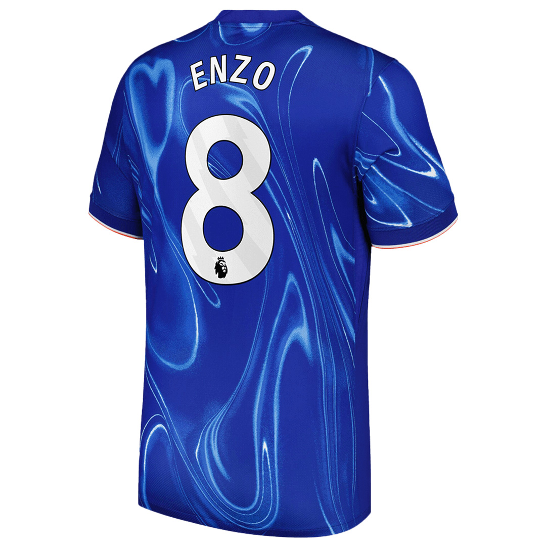 2425 Chelsea Home Blue Football Shirt ENZO 8 - Official Replica 7586