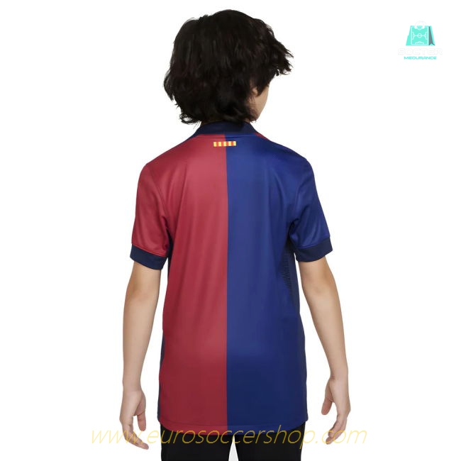 2024-2025 Barcelona Home Shirt (Sponsorless) - Kids (A.Iniesta 8)