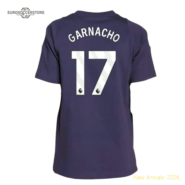Man Utd Garnacho Comfortable Kids Jersey Dri-fit Flexible