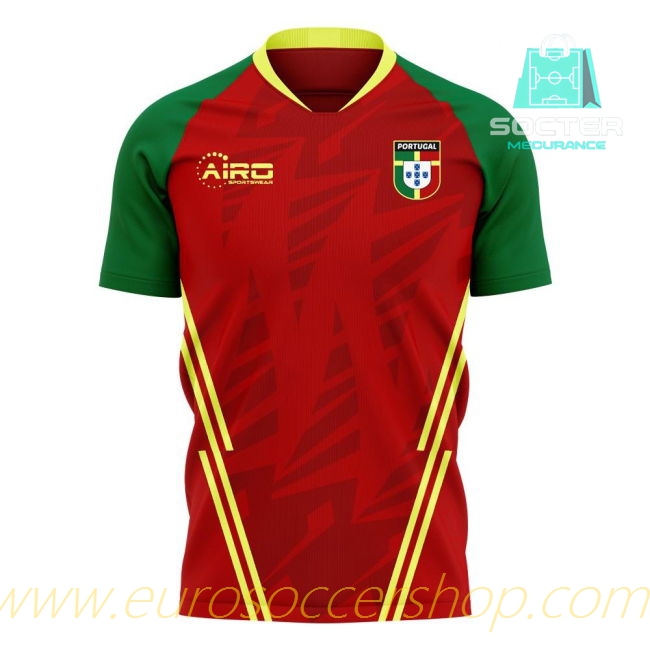 World Cup 2025-26 Collection Portugal Home Jersey Design Concept (B Fernandes 11)