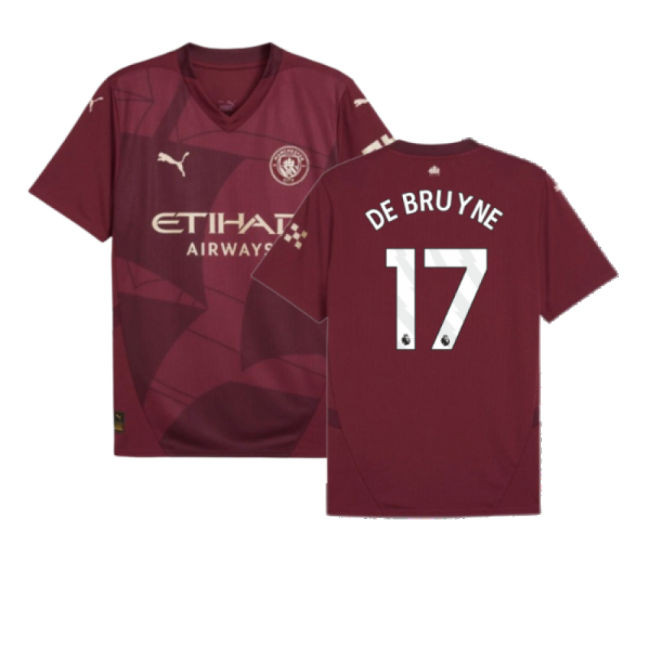 2024-2025 Man City Shirt (De Bruyne 17) (De Bruyne 17) | Comfortable