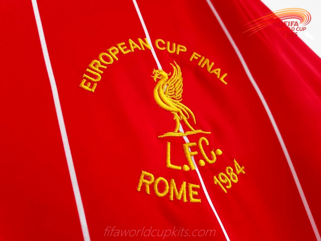Soccer Uniform of Liverpool 1984 season