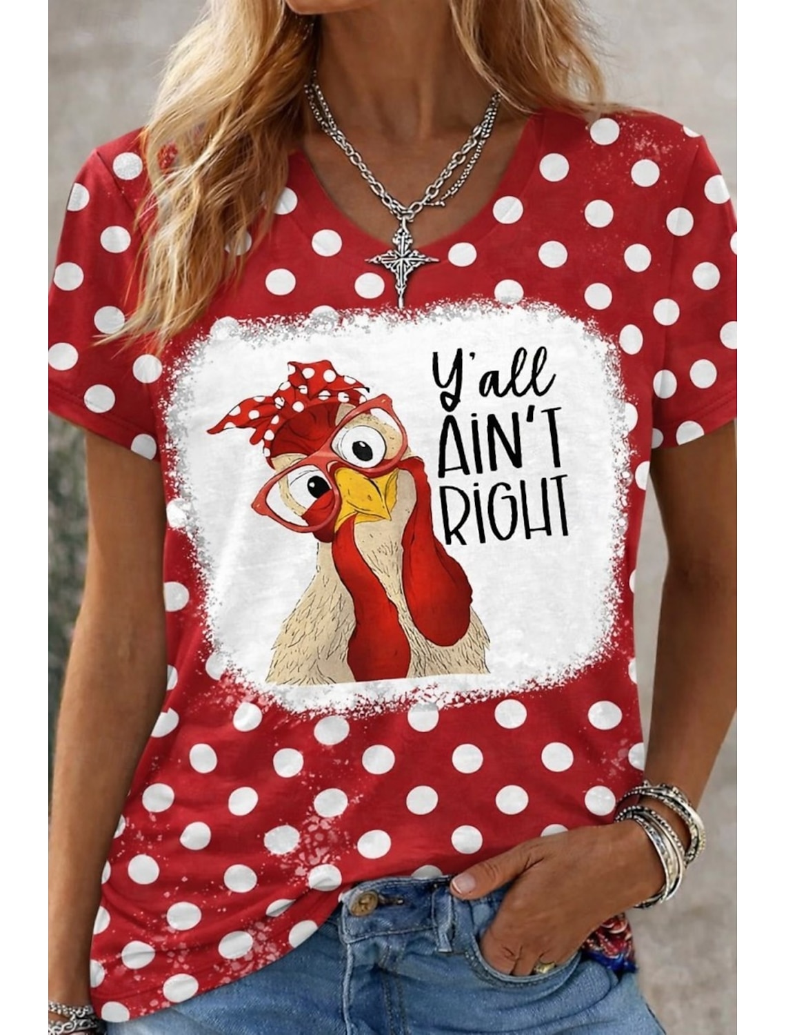 Women's T Shirt Funny Humor Quotes 3D Print Graphic Animal Letter Casual Short Sleeve V Neck Regular Tops Daily Going out Weekend White Gray White 2 Summer Spring Fall Winter