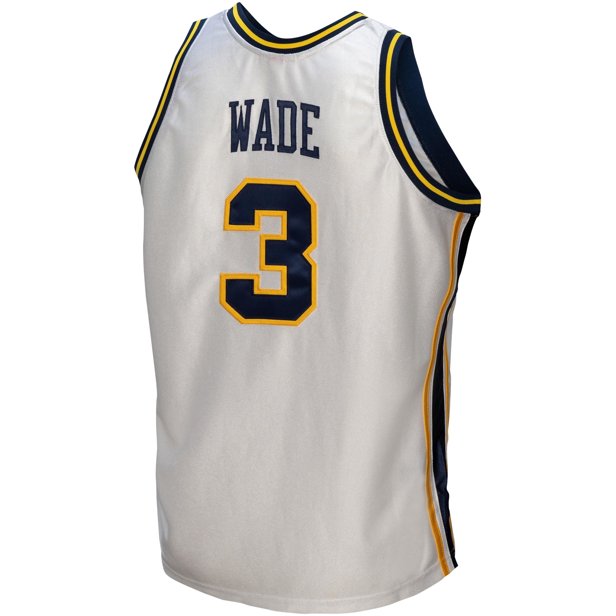 [NJP] Dwyane Wade Marquette Golden Eagles College Vault 2002/03 Authentic Jersey - White