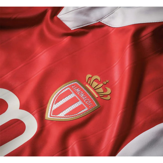 Monaco (asm) Official 2025-2026 Home Soccer Jersey - Authentic
