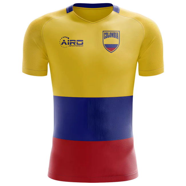 Official 2025-2026 Colombia Flag Concept Football Shirt