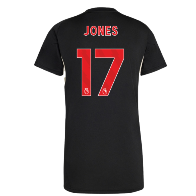 Liverpool 2025-2026 Jersey (Black) - Womens (Jones 17) (Black)