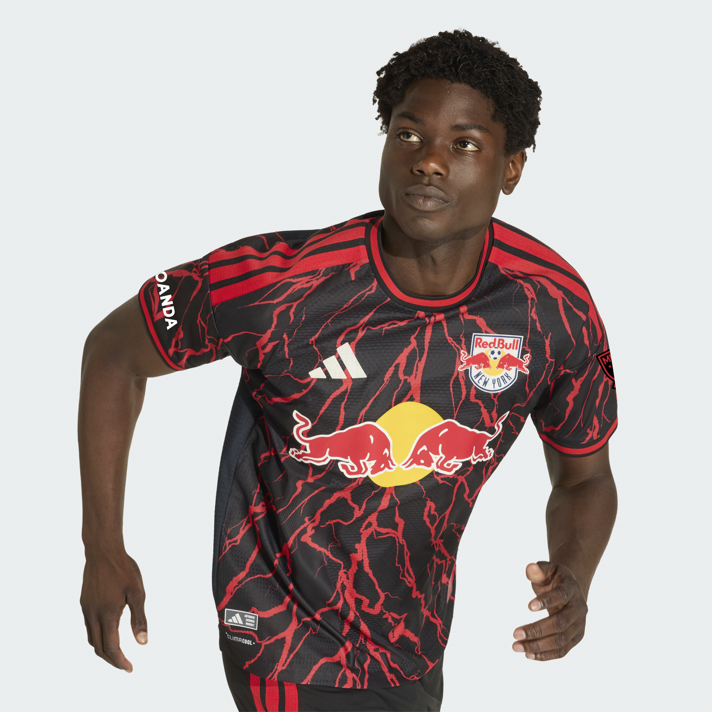 [SJH] New York Red Bulls 2026 The Rooted Kit On-Field Authentic Patch Jersey - Black