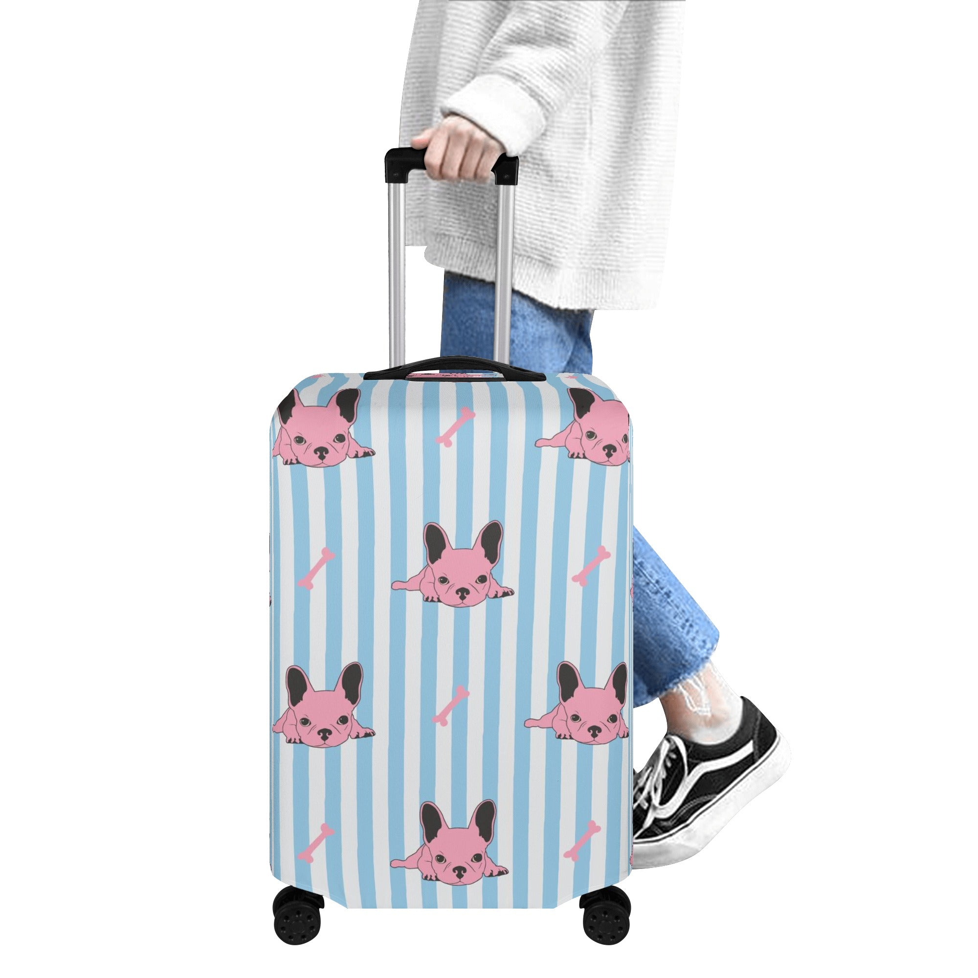 French Bulldog Ava Luggage Cover Cute Frenchie Essential