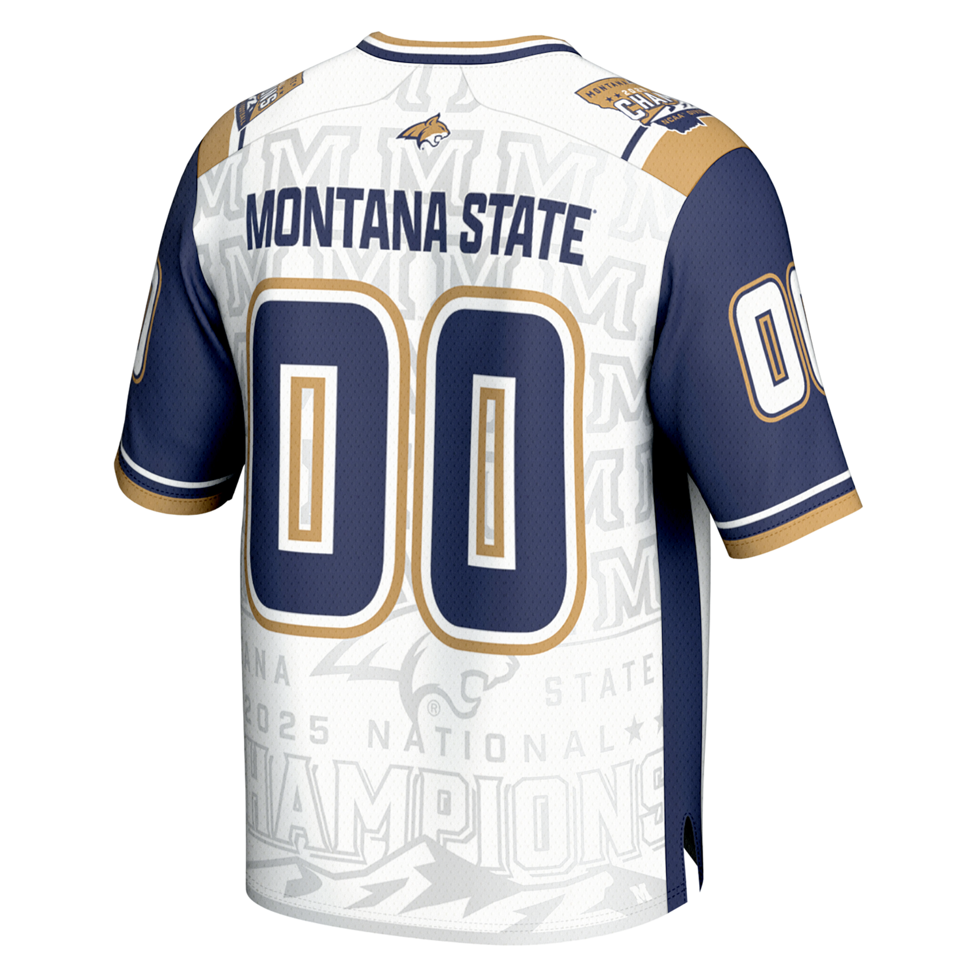Montana State Bobcats GameDay Greats Unisex 2025 NCAA FCS Football National Champions Commemorative Fashion 2026 Season Football Jersey - White