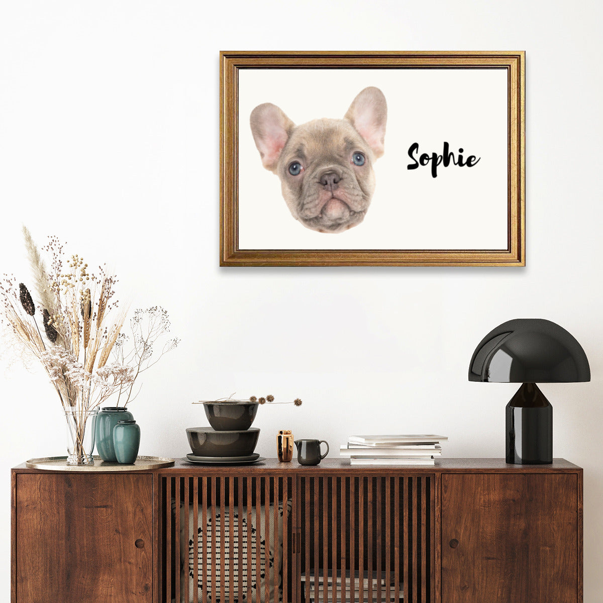 - Trendy Personalized Framed Poster • Wall Decoration For Dog Lovers