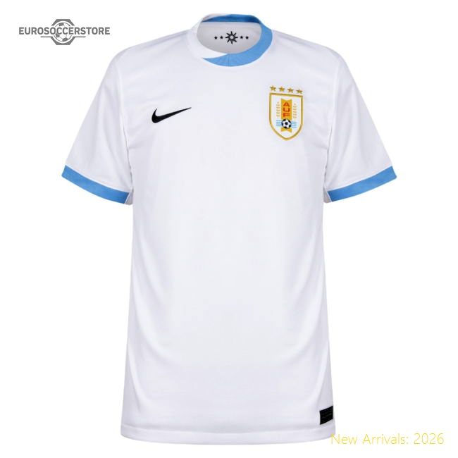 Uruguay Away Kit 2024-2025 Game Day Jersey Stadium Approved